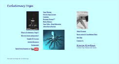 Desktop Screenshot of evolutionaryyoga.com